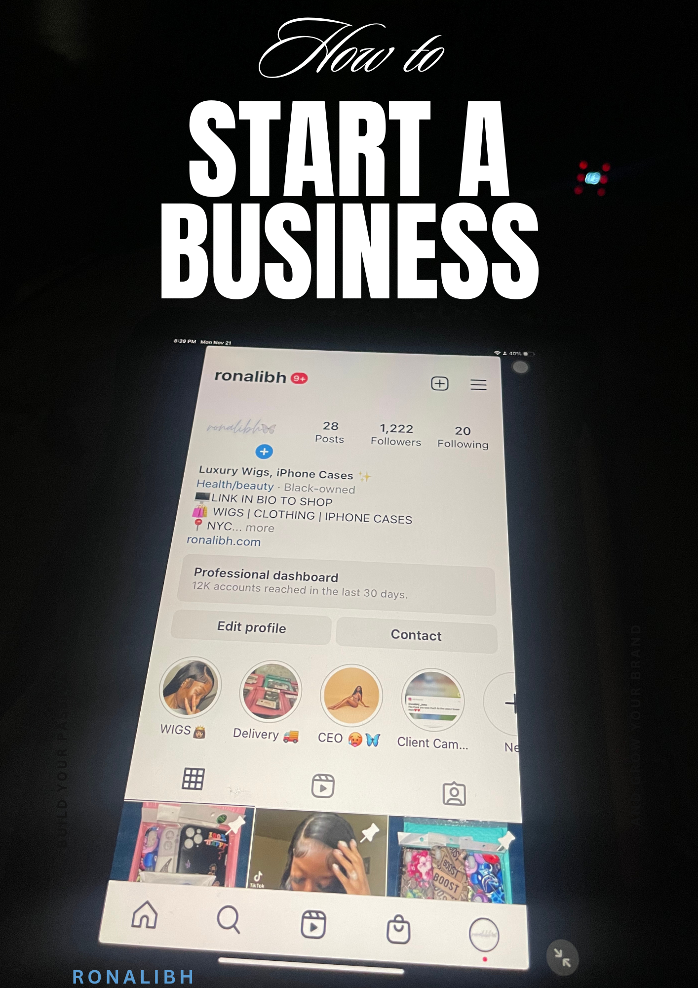 "Start A Business" Digital Product