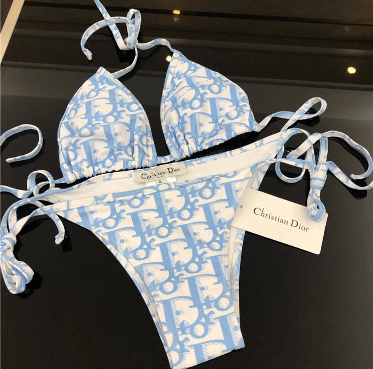 Dior hot sale logo bikini