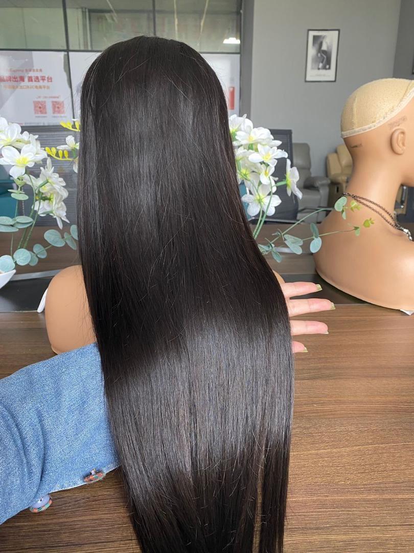 13 x 4  Human Hair Straight Lace Frontal Wig