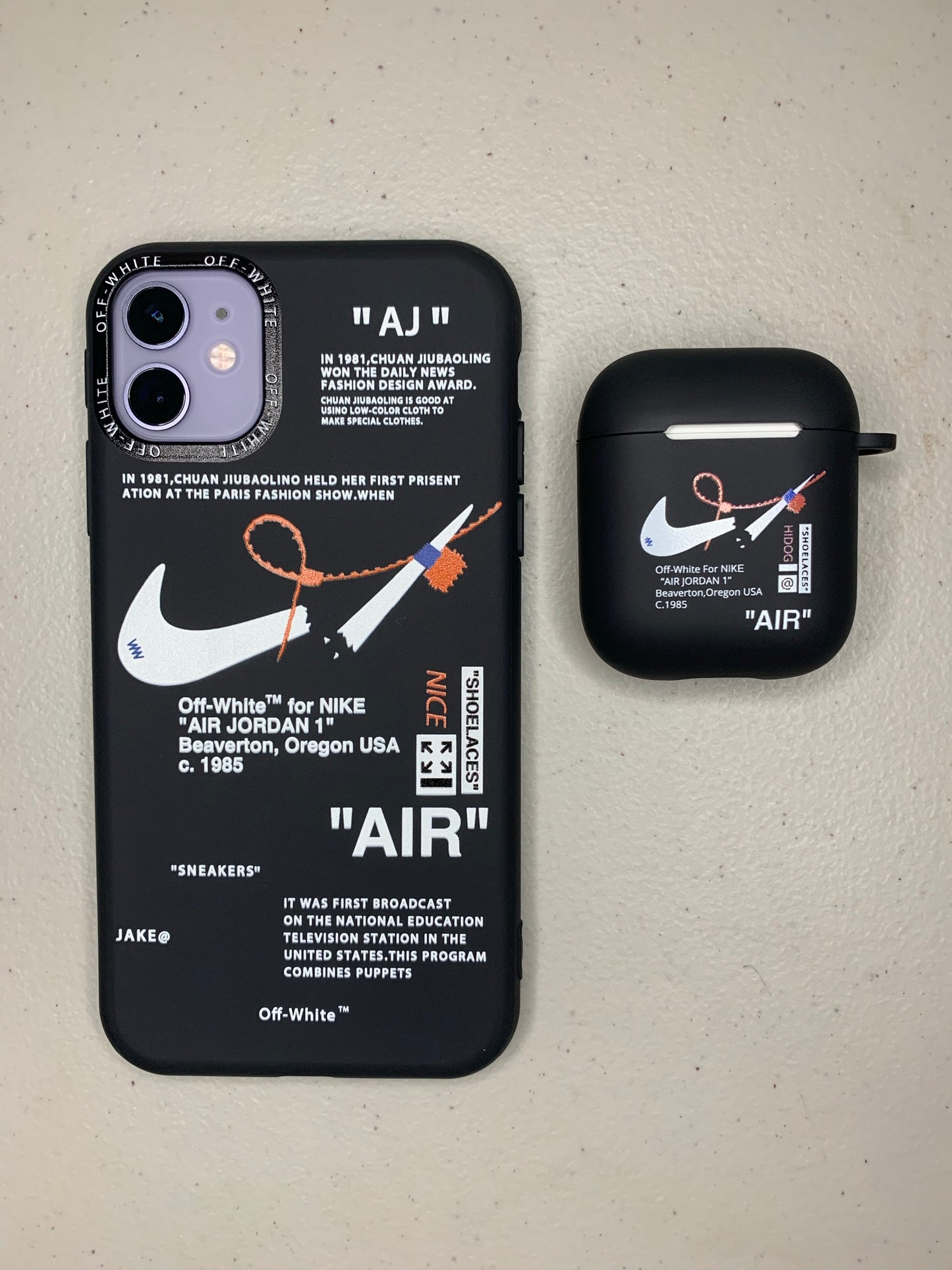 Nike x Off White iPhone Case